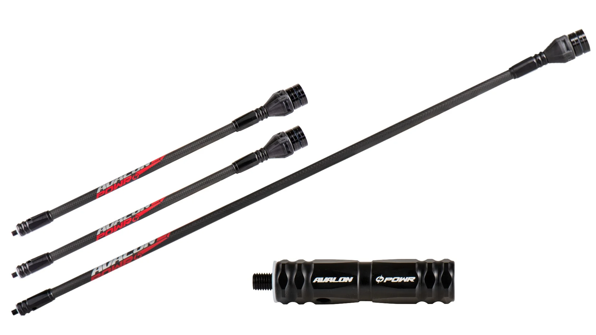 Avalon POWR Stabiliser Range, Rods and Extenders